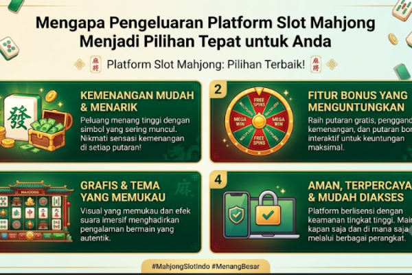 Mengapa Pengeluaran Platform Slot Mahjong Menjadi Pilihan Tepat untuk Anda
