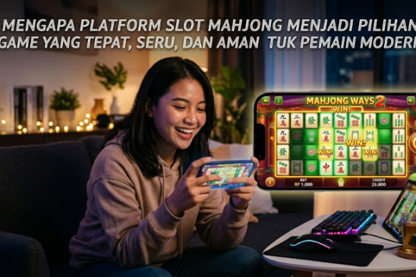 Mengapa Platform Slot Mahjong Menjadi Pilihan Game yang Tepat, Seru, dan Aman untuk Pemain Modern