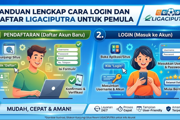 Panduan Lengkap Cara Login dan Daftar LIGA CIPUTRA untuk Pemula